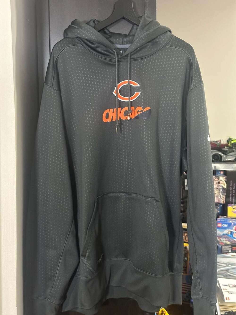 Nike NFL On Field Chicago Bears Therma-Fit Hoodie Sweatshirt XXL